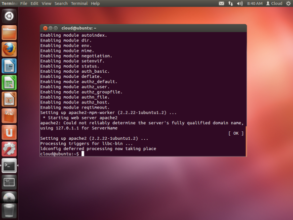 Install Apache Php Linux Server